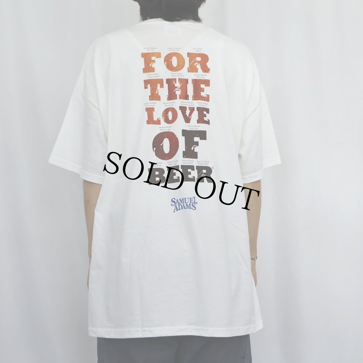 画像4: Samuel Adams "Why brew so many?" ビールメーカー プリントTシャツ XL (4)