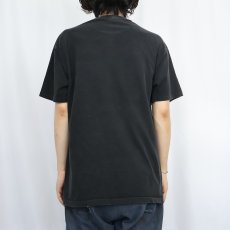 画像3: 90's "CHATTA- NOODLE!" イラストプリントTシャツ BLACK L (3)