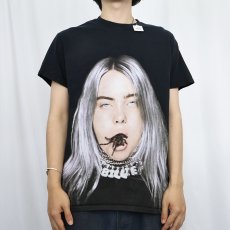 画像2: Billie Eilish "you should see me in a crown" ミュージシャンフォトプリントTシャツ BLACK M (2)