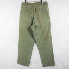 画像2: 70's U.S.ARMY ベイカーパンツ 糊付け&プレス W32 (2)