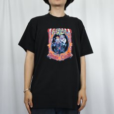画像2: 90's AL?Chymia USA製 "SHRINE CIRCUS" サーカスプリントTシャツ BLACK XL (2)