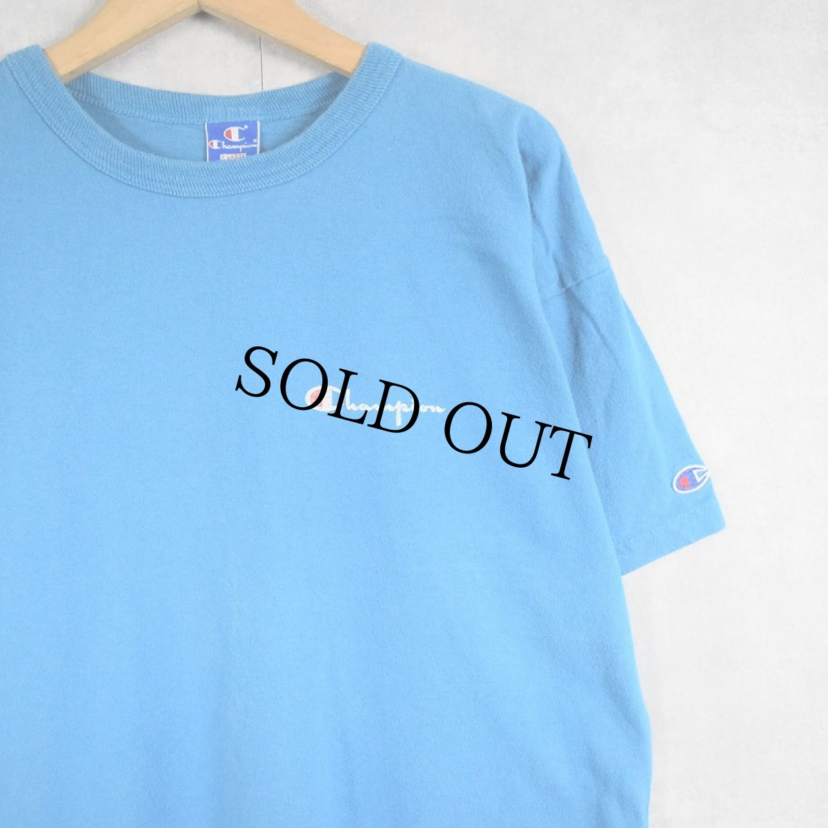 画像1: 90's Champion USA製 ロゴプリントTシャツ XL (1)
