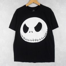 画像1: The Nightmare Before Christmas "Jack Skellington" キャラクタープリントTシャツ BLACK L (1)