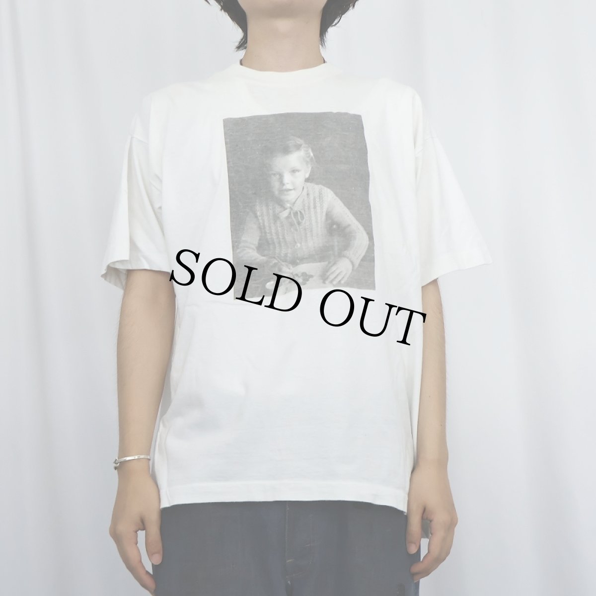 画像2: 90's メモリアルフォトプリントTシャツ L (2)
