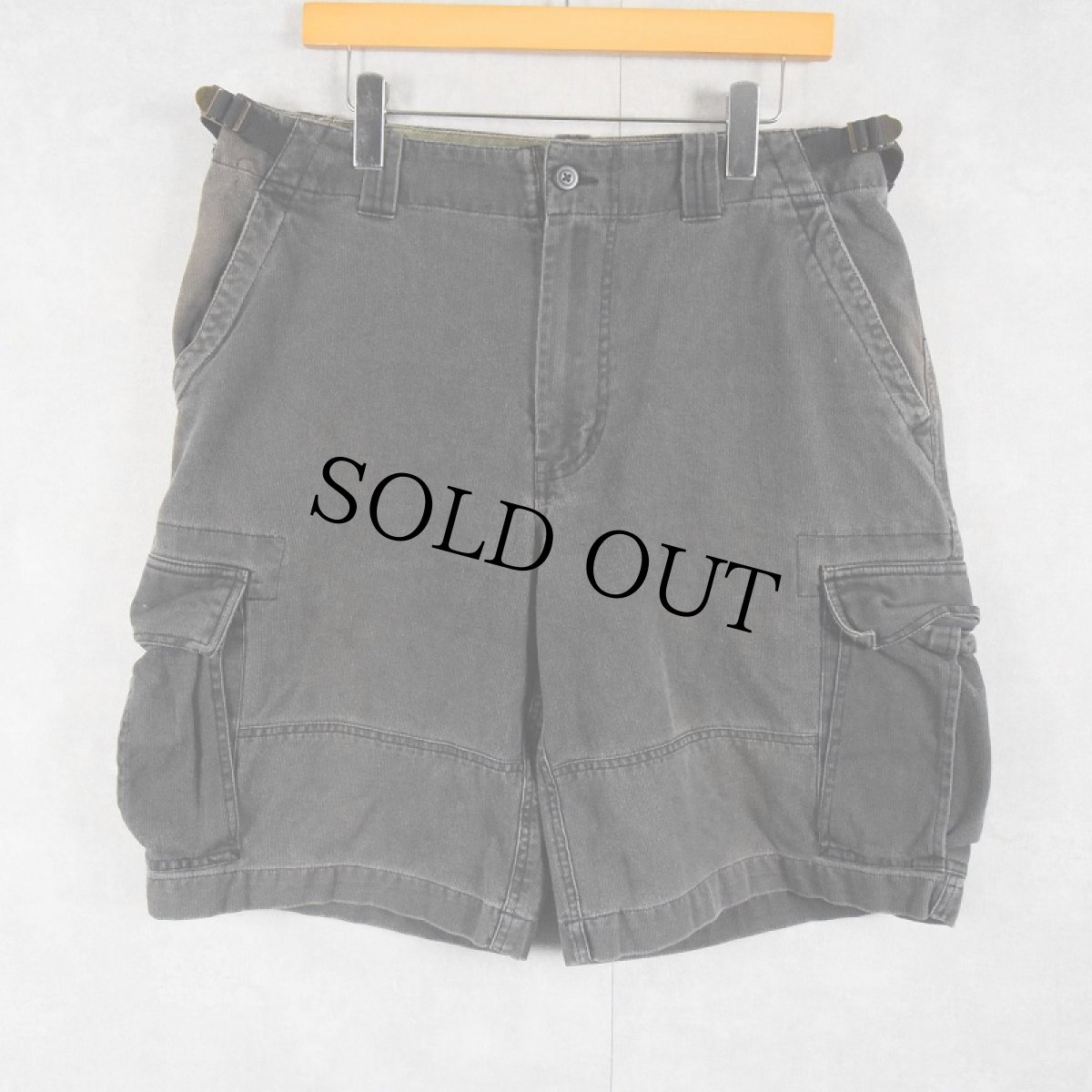 画像1: OLD NAVY コットンカーゴショーツ W31-35 (1)