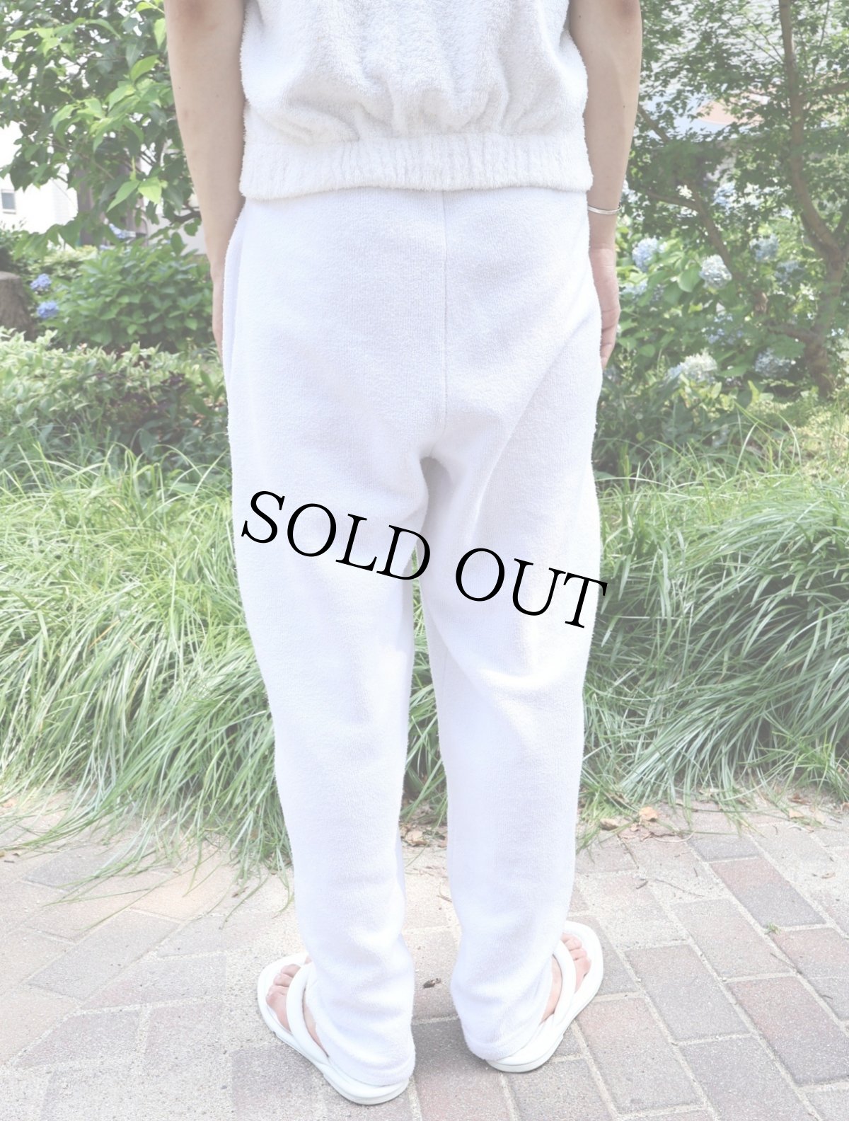 画像6: 90's USA製 パイルスウェットパンツ S/M (6)