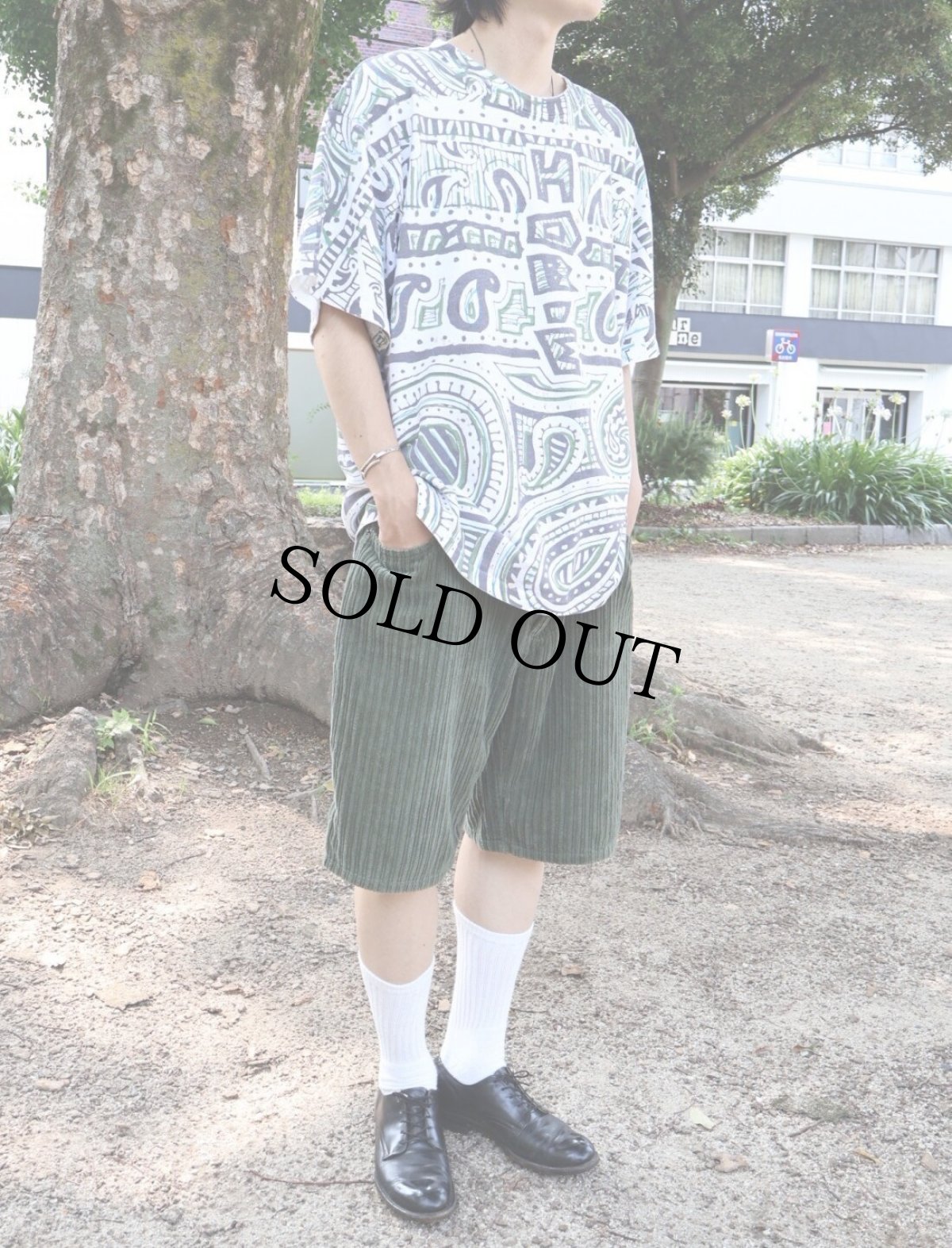 画像2: 80〜90's Ocean Pacific 太畝コーデュロイショーツ W33 (2)