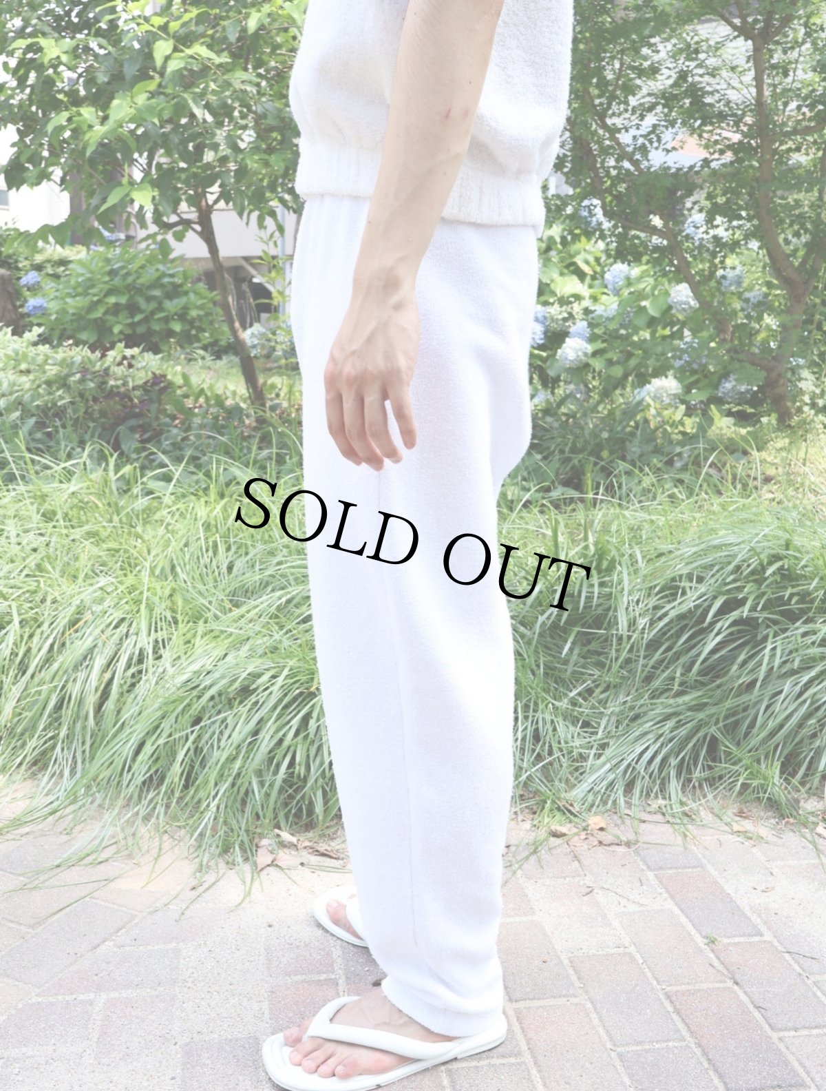 画像7: 90's USA製 パイルスウェットパンツ S/M (7)