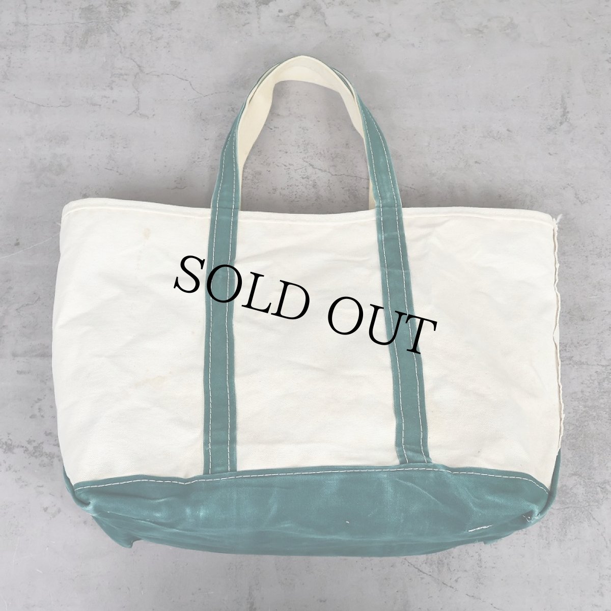 画像1: 80's L.L.Bean "BOAT AND TOTE" キャンバストートバッグ LARGE (1)