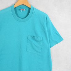 画像1: 90's FRUIT OF THE LOOM USA製 ポケットTシャツ L (1)