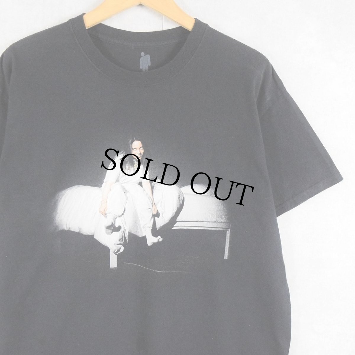 画像1: Billie Eilish "When We All Fall Asleep, Where Do We Go?" ミュージシャンツアーTシャツ BLACK L (1)