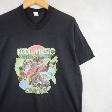 画像1: 80's "KOOL MUSIC ON TOUR" プリントTシャツ BLACK XL (1)