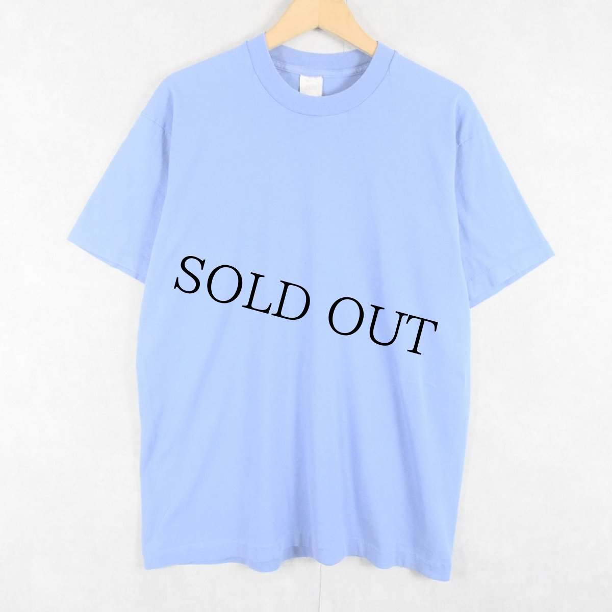 画像1: 【SALE】 90's FRUIT OF THE LOOM USA製 無地Tシャツ L (1)