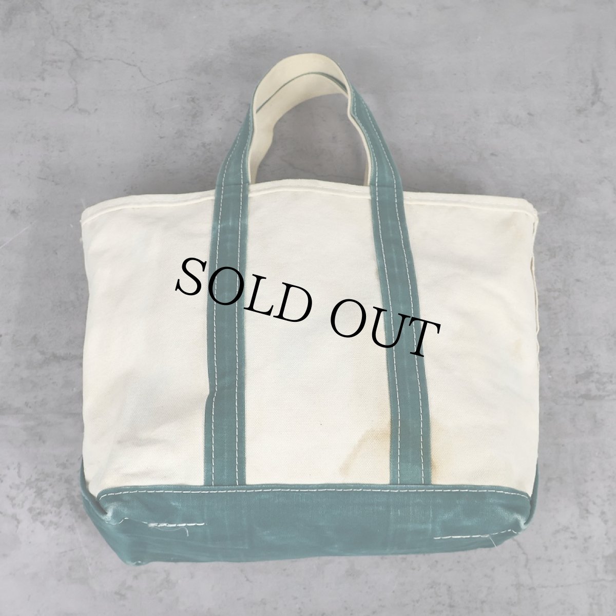 画像1: 80's L.L.Bean "BOAT AND TOTE" キャンバストートバッグ MEDIUM (1)