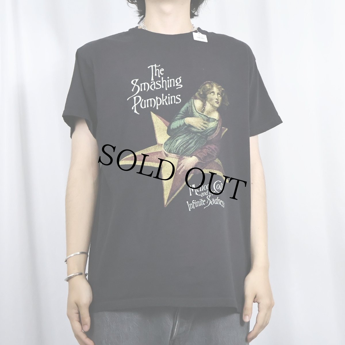 画像2: The Smashing Pumpkins "Mellon Collie And The Infinite Sadness" オルタナロックバンドTシャツ BLACK L (2)