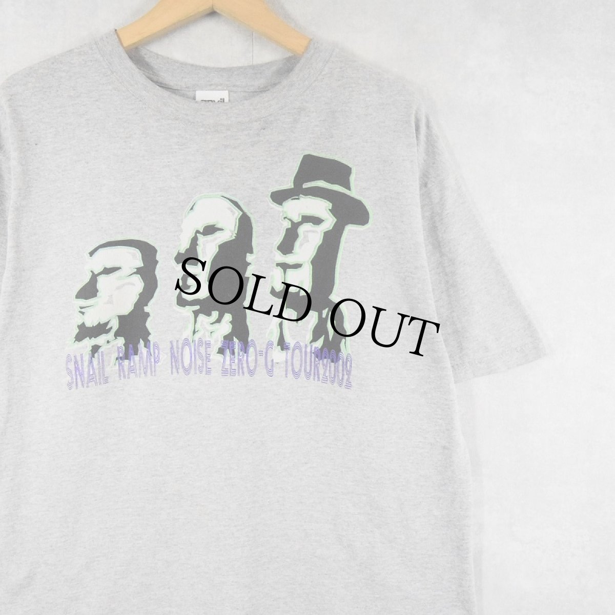 画像1: 2002 SNAIL RAMP "NOISE ZERO-G TOUR2002" ハードコアバンドTシャツ M (1)
