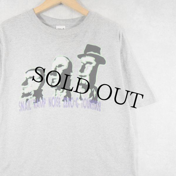 バンドTシャツ スネイル・ランプ 音楽 ミュージック バンT グレー 半袖