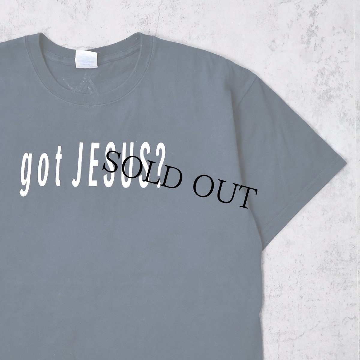 画像1: got JESUS? ジーザスプリントTシャツ BLACK L (1)