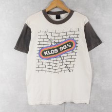 画像1: 90's KLOS 951/2 ラジオ局プリントTシャツ (1)