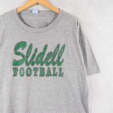 画像1: 90's RUSSELL ATHLETIC USA製 "Slidell FOOTBALL" ポリエステル×コットン プリントTシャツ XL (1)