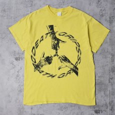 画像1: DEATH GRIPSS ヒップホップバンド プリントTシャツ M (1)