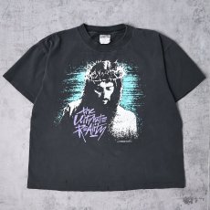 画像1: 90's USA製 "THE ULTIMATE REALITY" キリストプリントTシャツ BLACK L (1)