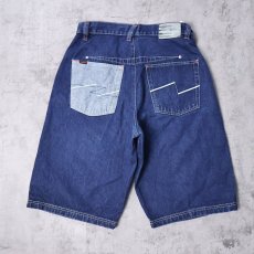 画像1: FUBU THE COLLECTION デニムハーフパンツ W31 (1)