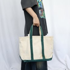 画像2: 80's L.L.Bean "BOAT AND TOTE" キャンバストートバッグ MEDIUM (2)
