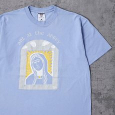 画像1: ART AT THE ABBEY マリア イラストプリントTシャツ L (1)