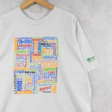 画像1: 2000's Jack Nadel "D.A.R.E." 薬物乱用防止団体プリントTシャツ XL (1)