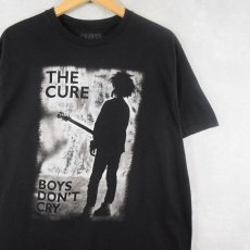 画像1: THE CURE "BOYS DON'T CRY" ロックバンドプリントTシャツ BLACK L (1)