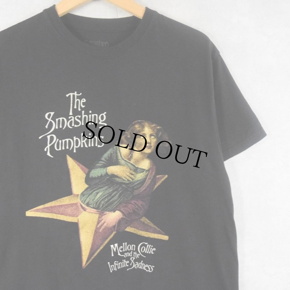 画像1: The Smashing Pumpkins "Mellon Collie And The Infinite Sadness" オルタナロックバンドTシャツ BLACK L (1)