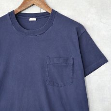 画像1: 80〜90's FRUIT OF THE LOOM USA製 無地ポケットTシャツ L (1)