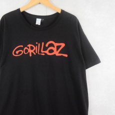 画像1: GORILLAZ ロックバンドTシャツ BLACK (1)