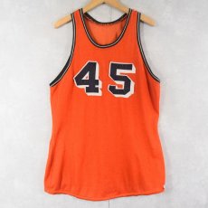 画像1: 60's Wilson USA製 ナイロン バスケットボールシャツ SIZE44 (1)