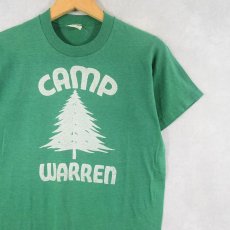 画像1: 80's USA製 "CAMP WARREN" プリントTシャツ M (1)