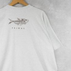 画像2: 90's Primal Wear USA製 "Biloxi Bike" スカルプリントTシャツ XXXL (2)