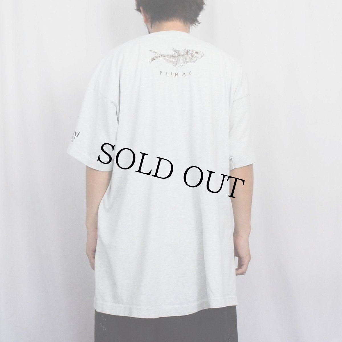 画像4: 90's Primal Wear USA製 "Biloxi Bike" スカルプリントTシャツ XXXL (4)