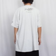 画像4: 90's Primal Wear USA製 "Biloxi Bike" スカルプリントTシャツ XXXL (4)