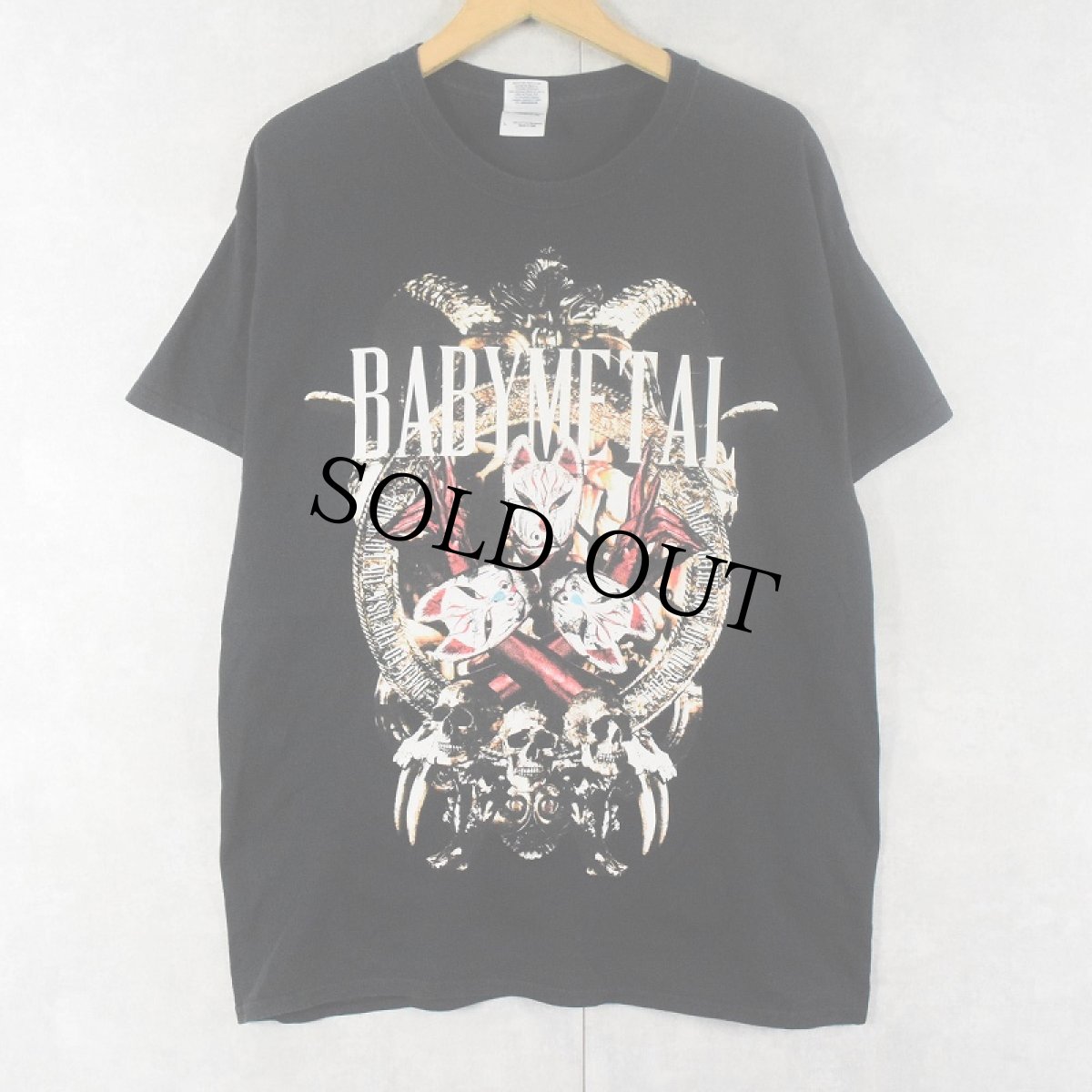 画像1: BABYMETAL メタルダンスユニットTシャツ BLACK L (1)