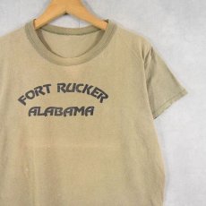 画像1: 70's "FORT RUCKER ALABAMA" プリントTシャツ (1)