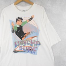画像1: 90's Quiksilver USA製 "Psyco Surf" プリントTシャツ XL (1)