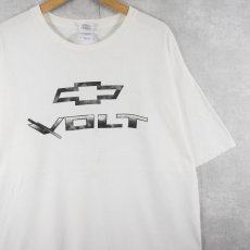 画像1: Chevrolet Bolt "Are you plugged in?" 自動車メーカー プリントTシャツ XL (1)