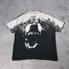 画像1: 90's BROOKS THE BEAST USA製 大判プリントTシャツ BLACK XL (1)