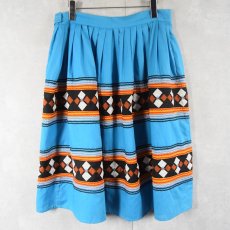 画像3: 70's〜 SEMINOLE パッチワークスカート (3)