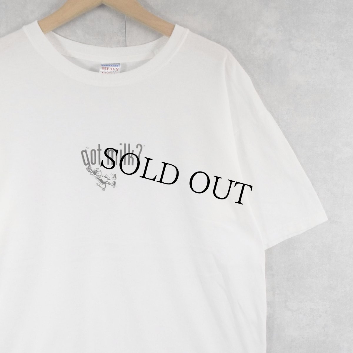 画像1: got milk? 広告プリントTシャツ L (1)