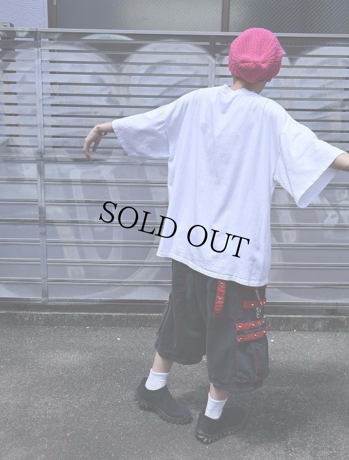 画像3: 90's USA製 "QUEEN OF HEARTS" プリントTシャツ XXL (3)