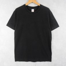 画像1: 90's DUKE USA製 無地Tシャツ BLACK M (1)