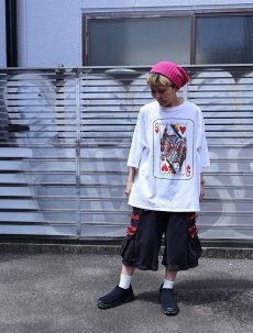 画像2: 90's USA製 "QUEEN OF HEARTS" プリントTシャツ XXL (2)