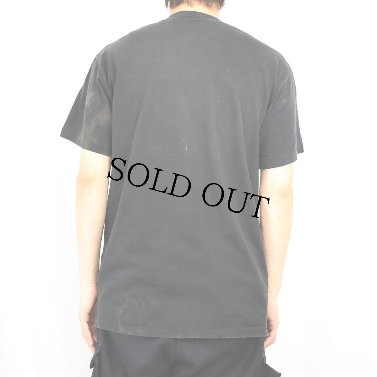 画像3: 90's DUKE USA製 無地Tシャツ BLACK M (3)